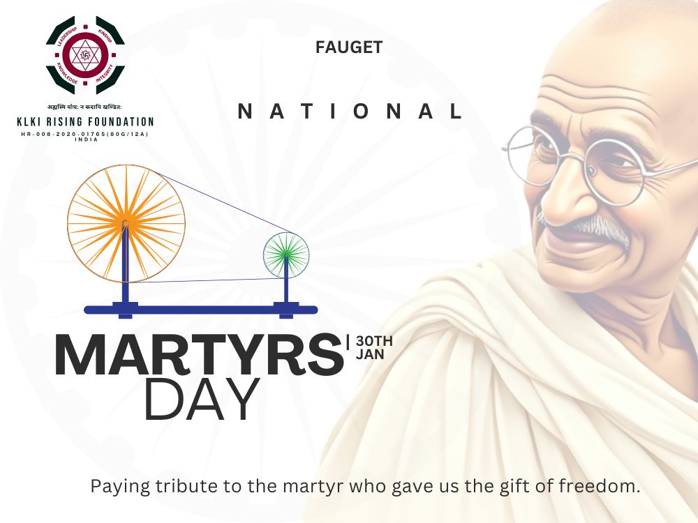 Martyrs' Day of Mahatma Gandhi ji